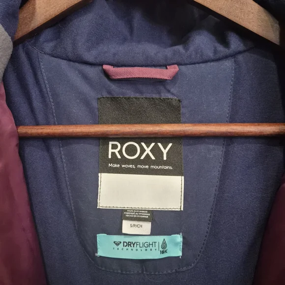 Women's Purple Roxy Meade Snow Jacket S - Picture 5 of 9
